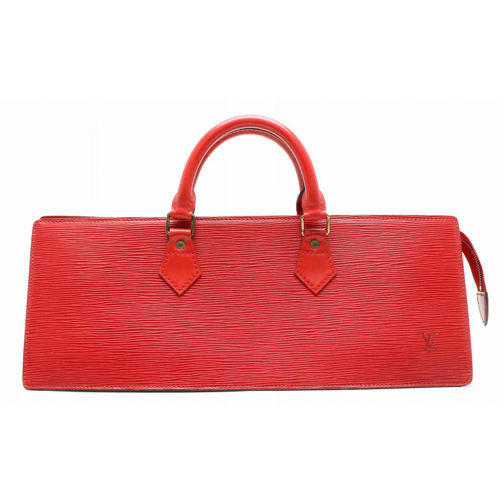 Louis Vuitton Epi Sac Triangle Handbag Leather Castilian Red s